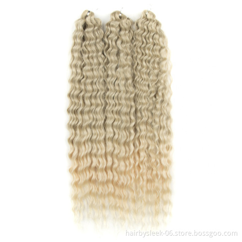 Loose Deep Wave Hair Bundles Super Long Synthetic Curly Wave Twist Crochet Synthetic Braiding Hair Extensions Ariel In Russia